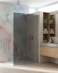 Kabina prysznicowa Walk-In Rea Flexi Grey / Chrome 140 6