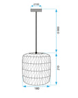 Lampa Wisząca Boho APP1252-1CP