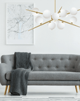 Lampa Wisząca APP998-12CP Złota