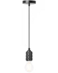 Lampa Sufitowa Wisząca Oprawka APP342-1CP CZARNA 4
