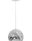 Lampa wisząca lustrzana APP275-1CP SREBRNA