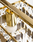LAMPA KRYSZTAŁOWA WISZĄCA APP1113-4CP ZŁOTA