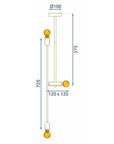 Lampa Wisząca APP1115-6CP