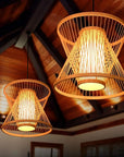 Lampa Wisząca Bambusowa APP1630-1CP 6