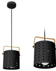 Lampa sufitowa nowoczesna APP956-1CP Czarna 1