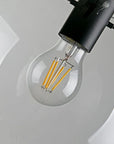 Lampa sufitowa wisząca szklana Lassi 20 cm APP306-1CP Czarna