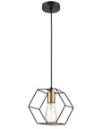 Lampa Wisząca APP1131-1CP Czarno złota 2