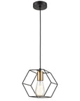 Lampa Wisząca APP1131-1CP Czarno złota
