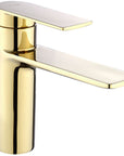 Bateria Umywalkowa REA STORM Złota Gold Niska