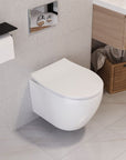 Zestaw Misa WC Carlo Mini Rimless Flat + Bidet Carlo Mini