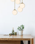 Lampa Sufitowa Wisząca APP1818-5CPR Gold 3