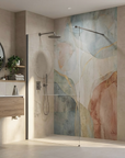 Kabina prysznicowa Walk-In Rea Flexi Transparent / Tytan 130 3
