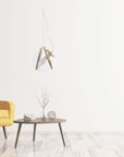 Lampa wisząca APP1089-1CP Złota