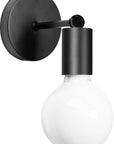 Lampa Kinkiet Ścienny Metalowy 392205 Czarny Mat