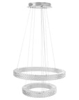 Lampa Wisząca Led Kryształowa Ms007-cp Chrom 7
