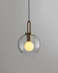 Lampa Sufitowa Wisząca Szklana Kula 20cm APP629-1CP