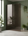 Kabina prysznicowa Walk-In Rea Flexi Brown / Tytan 90 2