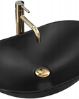 Umywalka nablatowa Rea Royal 60 Black Mat