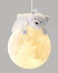LAMPA SUFITOWA WISZĄCA WHITE BEAR APP1597-1CP 5