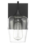 LAMPA ŚCIENNA KINKIET APP1233-1W Czarna