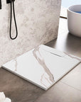 Brodzik prysznicowy Bazalt CARRARA WHITE 90x90