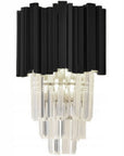 Lampa kryształowa kinkiet 312357 Czarna