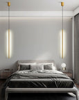 LAMPA SUFITOWA WISZĄCA LED APP1414-C GOLD 100cm