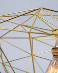 LAMPA WISZĄCA DIAMENT METAL LOFT APP562-1CP Jasne Złoto