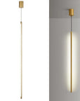 LAMPA SUFITOWA WISZĄCA LED APP1414-C GOLD 100cm