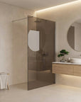 Kabina prysznicowa Walk-In Rea Flexi Brown / Chrome 140 10