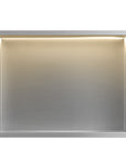Półka Wnękowa Łazienkowa Led 30x45 Stal Szczotkowana 3