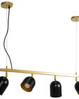 Lampa Wisząca APP1031-4CP Czarna 2