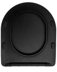DESKA SEDESOWA WC CARLO FLAT UF BLACK MATT