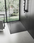 Brodzik prysznicowy Bazalt Black 90x90