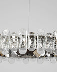 Kryształowa Lampa Sufitowa LED APP1041-CP + pilot
