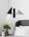 LAMPA ŚCIENNA KINKIET APP1142-1W Czarna