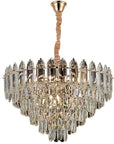 Lampa Wisząca Z Kryształami G057-cp 50cm Złota 1