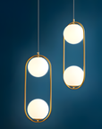 Lampa Sufitowa Wisząca G134-2cp Gold 2