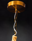 Lampa Kryształowa Żyrandol APP765-6CP Złota
