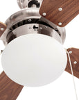 Żyrandol z wentylatorem Lampa 392189 wiatrak