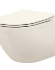 Misa Wc Podwieszana Rea Carlo Mini Rimless Ecru 1