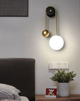 LAMPA ŚCIENNA KINKIET APP1474-W GOLD