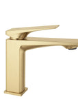 Bateria Umywalkowa PREMIUM REA Prime Złota Szczotkowana Niska 13