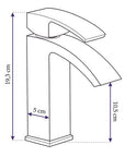 Bateria Umywalkowa Rea Enzo Chrom Niska