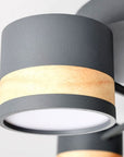 LAMPA SUFITOWA APP528-8C Szara