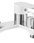 Bateria wannowa REA BLOOM biała chrom White Chrome