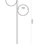 Lampa Stojąca Podłogowa APP916-2F