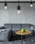 Lampa sufitowa wisząca w stylu loft APP595-1CP Czarna 5