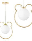 Lampa Sufitowa Wisząca Gold G105-1w 1