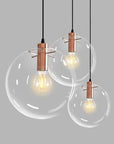 Lampa sufitowa wisząca szklana Lassi 20 cm app039-1cp Różowe Złoto